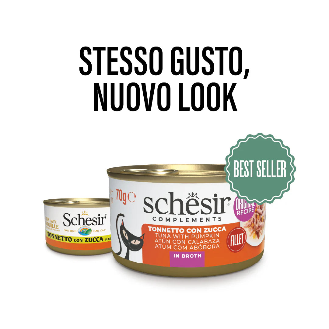 Schesir Tonnetto con Zucca in Gelatina 70 g Schesir Tonnetto con Zucca in Gelatina 70 g